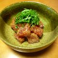 yummysunny's cooksnap of when they made まぐろの胡麻漬け.