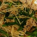 オーガベル's cooksnap of when they made ピリ辛☆豚ニラもやし.