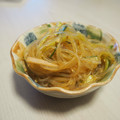 sumisumi18's cooksnap of when they made 胡瓜と春雨とハムで胡麻和え風サラダ.