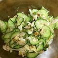 ドレステン's cooksnap of when they made きゅうり・チーズ・くるみ・ツナのサラダ.
