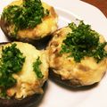 菜つ実☆ミ's cooksnap of when they made おつまみにも!!椎茸のたまマヨチー焼き.