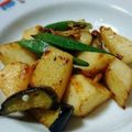 tabecco's cooksnap of when they made 柚子胡椒入り！豚バラとオクラのポン酢炒め.