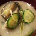 ゆかたそ503's cooksnap of when they made キュウリとオクラの冷汁.