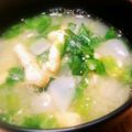 Aloha☆★'s cooksnap of when they made レタスの美味しいお味噌汁〜♪.