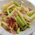 o^o^oayuayu's cooksnap of when they made アスパラとじゃがいものチーズ焼き♡.