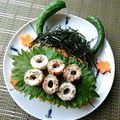 カルン's cooksnap of when they made 大河ドラマ真田丸！六文銭兜どんぶり～！！.