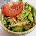 deepsnow★'s cooksnap of when they made 夏の味♪キュウリとミョウガのサラダ風.