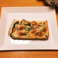 ❁Abake❁'s cooksnap of when they made 鮭フレと三つ葉のトースト.