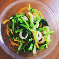 らぶうみちゃん's cooksnap of when they made 小松菜とちくわの胡麻和え.