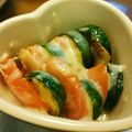 とこぺ's cooksnap of when they made ✱ズッキーニとトマトのチーズ焼き✱.