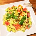 モケ缶's cooksnap of when they made アボカドとトマトの簡単冷製パスタ.