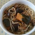 ゆ〜ぽこ☆'s cooksnap of when they made 母の味！素麺と南瓜、茄子、豚肉の煮物.