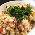 ayaka719's cooksnap of when they made 梅チャーハン.