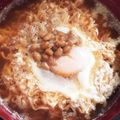 ゆかりりりー's cooksnap of when they made チキンラーメン納豆入り.