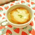 あやちん０８１６'s cooksnap of when they made 耐熱容器いらず◎オニオングラタンスープ.