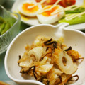 ☆Haru☆☆'s cooksnap of when they made 竹輪の塩昆布炒めのおろし和え.