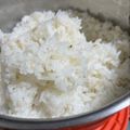 kurozata's cooksnap of when they made 寒天ご飯.