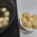 抹茶ワラビ's cooksnap of when they made おさつボール.