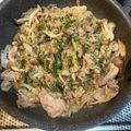 クックGWI61G☆'s cooksnap of when they made 豚肉ときのこのバターポン酢炒め.