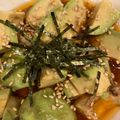 meise17's cooksnap of when they made アボカドのごまポンラー油和え.