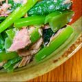 jini ko's cooksnap of when they made 簡単☆小松菜、オクラ、ツナ和え.