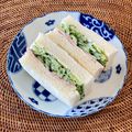 コムギ大好き's cooksnap of when they made 塩もみきゅうりとハムのサンドイッチ.