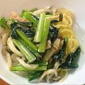 えりぴෆ's cooksnap of when they made ＊ベーコンと小松菜の牛乳クリームパスタ＊.