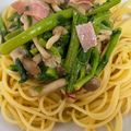 クック3UQU4Q☆'s cooksnap of when they made 菜の花のパスタ.