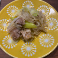 ぺこぺこぺん's cooksnap of when they made 節約簡単☆豚こま肉ともやしのネギ塩炒め.