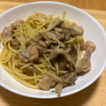 TSUK1's cooksnap of when they made プロが教える簡単鶏と舞茸のクリームパスタ.