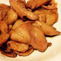 なむい's cooksnap of when they made おつまみに最高！鶏皮の甘酢炒め♡.