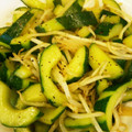 マイコラス's cooksnap of when they made 適当旨レシピ☆キュウリともやしの中華炒め.