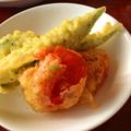 クックL2W058☆'s cooksnap of when they made トマトの青のり入り天ぷら.
