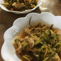otonari3's cooksnap of when they made キュウリと豚ひき肉のキムチ炒め.