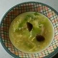 サムライピンク☆'s cooksnap of when they made ★ﾚﾀｽ･しめじと卵の生姜中華ｽｰﾌﾟ★.