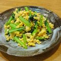 たっく0902's cooksnap of when they made 小松菜と鶏挽き肉の炒め物♪.