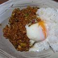 さとさとまこまこ's cooksnap of when they made レンジ３分のトマトキーマカレーdeランチ.