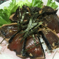 クックTYN2SN☆'s cooksnap of when they made 鰹のたたきを漬けで丼に.