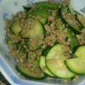 クックすぬずき's cooksnap of when they made ズッキーニと挽き肉の和風炒め！.