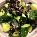 おぅぷん's cooksnap of when they made 超簡単☆バクバクいっちゃう韓国風きゅうり.