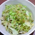 有希-yuki-'s cooksnap of when they made キャベツとじゃこのサッパリ和え.