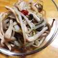 ほがら's cooksnap of when they made 簡単！もやしとしめじのナムル.