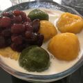 １１２２３３４４５５'s cooksnap of when they made 南瓜白玉のココナッツぜんざい風.