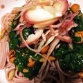 ぴぃー子's cooksnap of when they made モロヘイヤとなめこの 冷たいぶっかけそば.