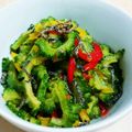ねここfm's cooksnap of when they made ゴーヤの塩昆布サラダ.