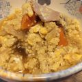 えっちゃん0303's cooksnap of when they made 肉じゃがアレンジ！玉子とじ丼！簡単！.