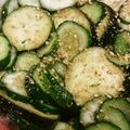 コキンＣ's cooksnap of when they made 胡麻油香る*:｡.キュウリとナスの浅漬け.