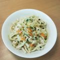 シナモシナモ's cooksnap of when they made 出汁が効いてるやきうどん！.