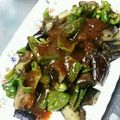 なおころピッコロ's cooksnap of when they made なすピーマン豚肉の☆ピリ辛肉味噌がけ★.