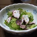 あとからあとから's cooksnap of when they made たこ＆きゅうりの酢の物（ごま風味）.
